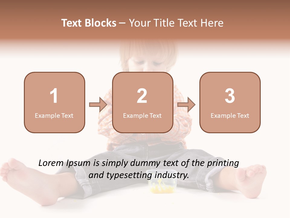Person Sculpture Infant PowerPoint Template