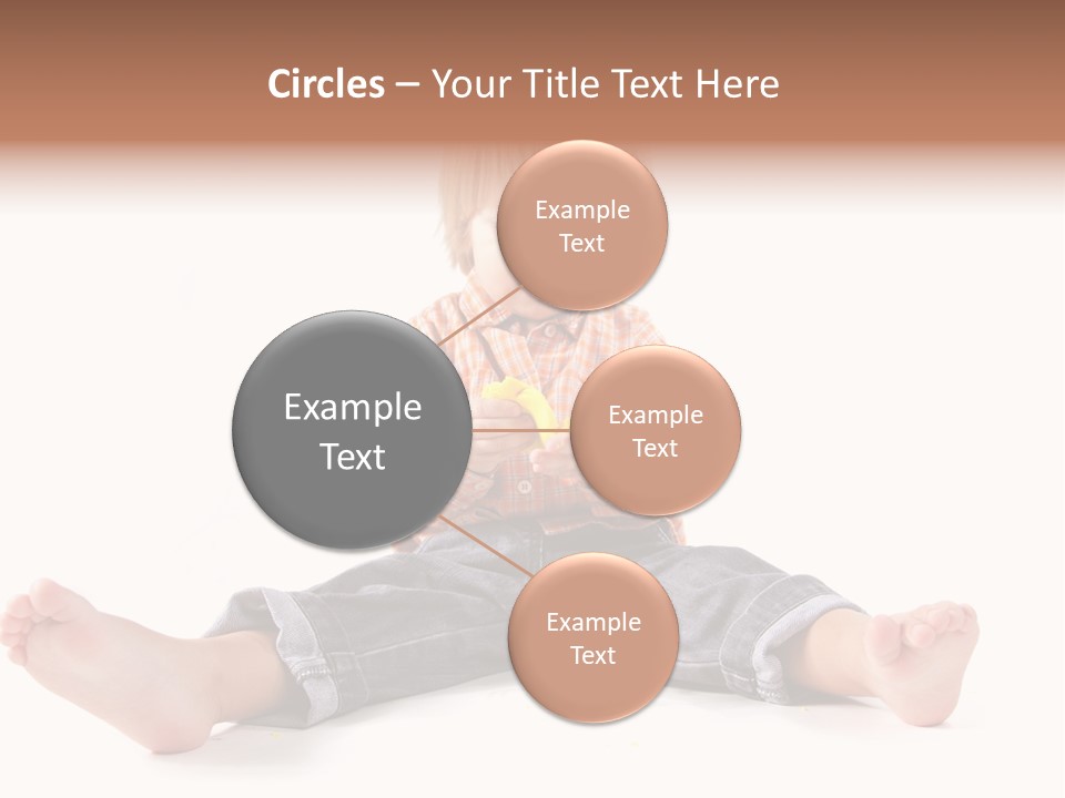 Person Sculpture Infant PowerPoint Template