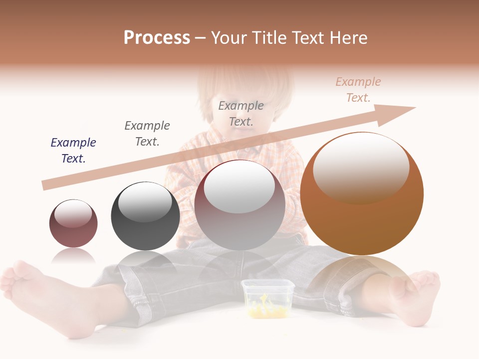 Person Sculpture Infant PowerPoint Template