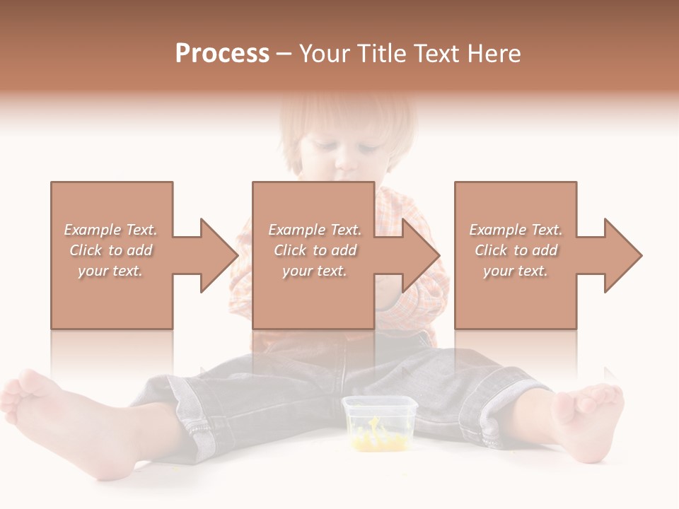 Person Sculpture Infant PowerPoint Template