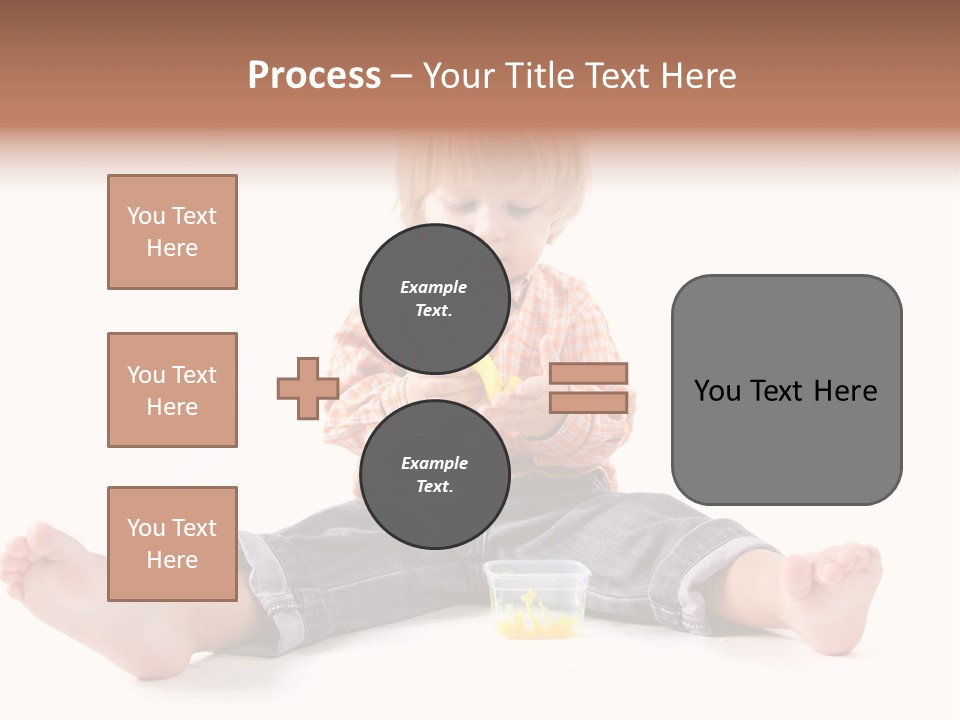 Person Sculpture Infant PowerPoint Template