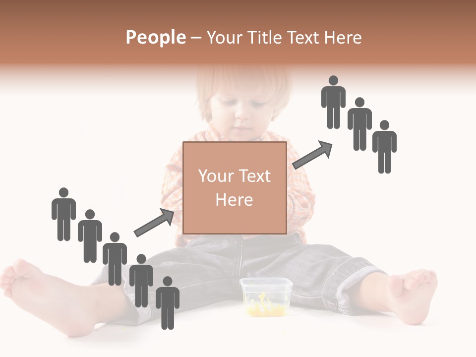 Person Sculpture Infant PowerPoint Template