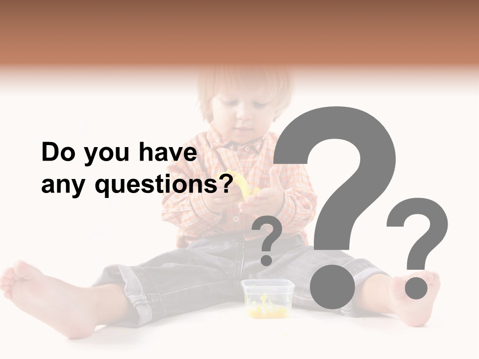 Person Sculpture Infant PowerPoint Template