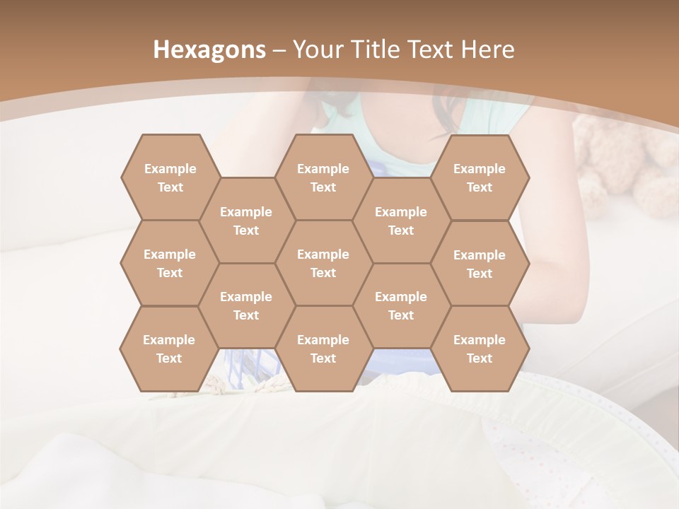 Serenity Teddy Laundry PowerPoint Template