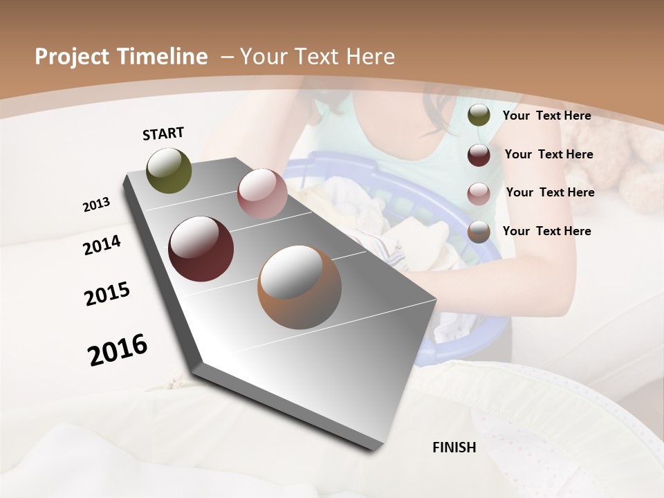 Serenity Teddy Laundry PowerPoint Template
