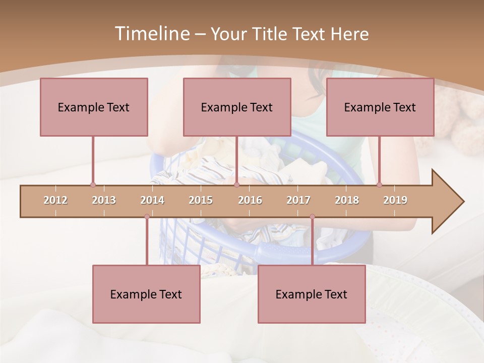 Serenity Teddy Laundry PowerPoint Template