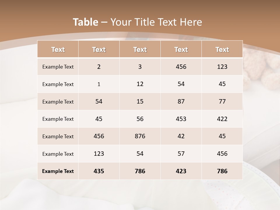Serenity Teddy Laundry PowerPoint Template