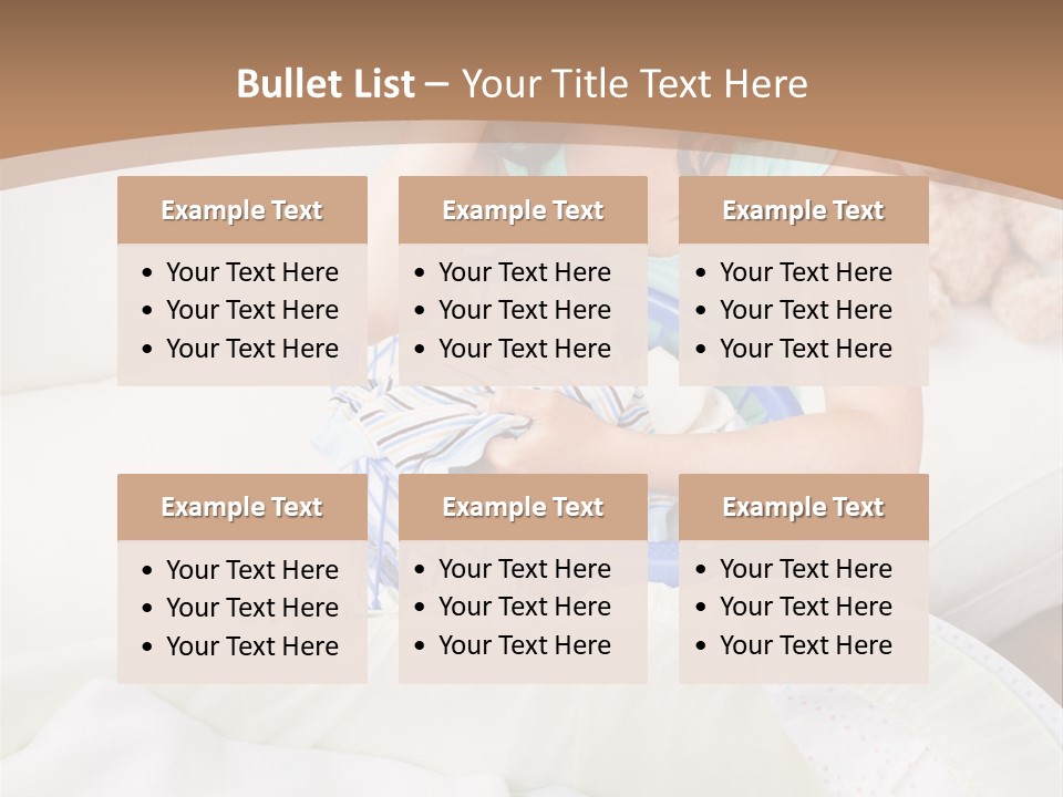 Serenity Teddy Laundry PowerPoint Template