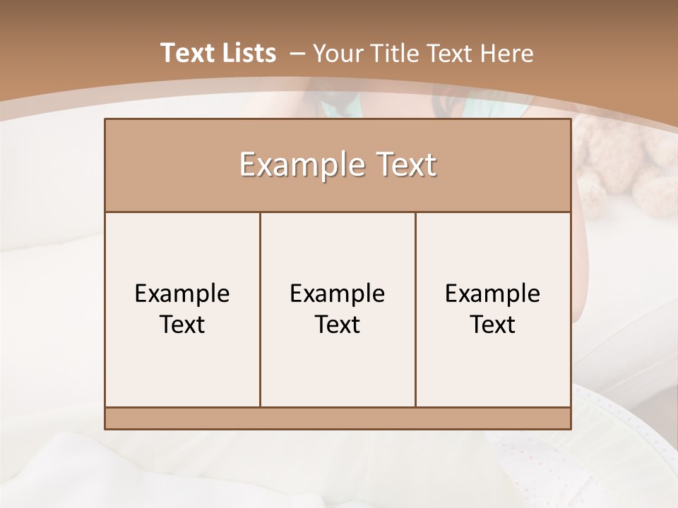 Serenity Teddy Laundry PowerPoint Template