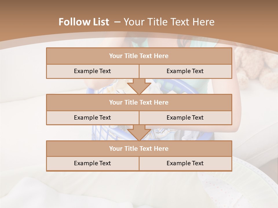 Serenity Teddy Laundry PowerPoint Template