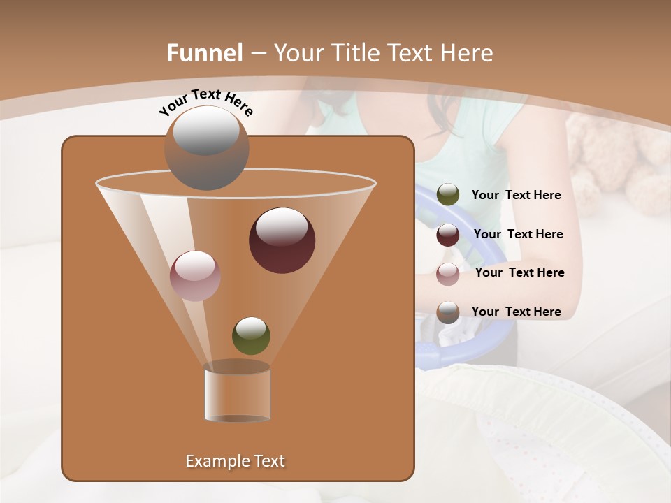 Serenity Teddy Laundry PowerPoint Template