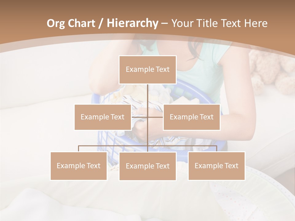 Serenity Teddy Laundry PowerPoint Template