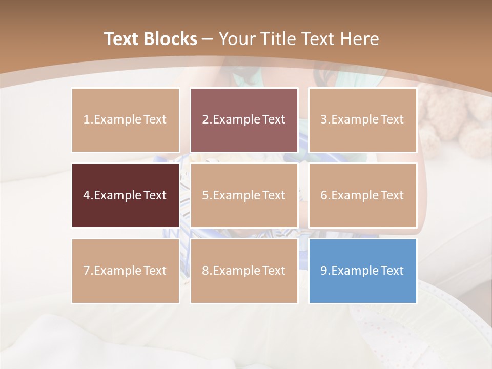 Serenity Teddy Laundry PowerPoint Template