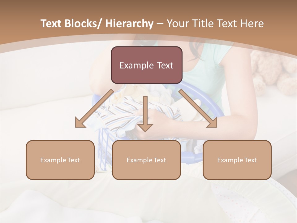 Serenity Teddy Laundry PowerPoint Template