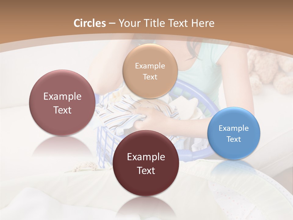 Serenity Teddy Laundry PowerPoint Template