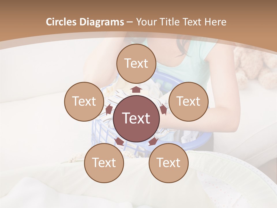 Serenity Teddy Laundry PowerPoint Template