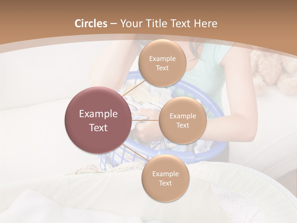 Serenity Teddy Laundry PowerPoint Template