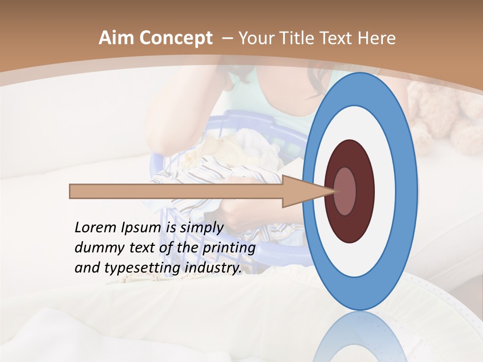 Serenity Teddy Laundry PowerPoint Template