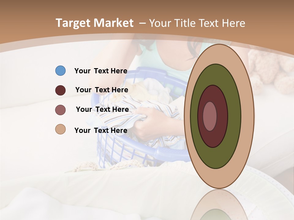 Serenity Teddy Laundry PowerPoint Template