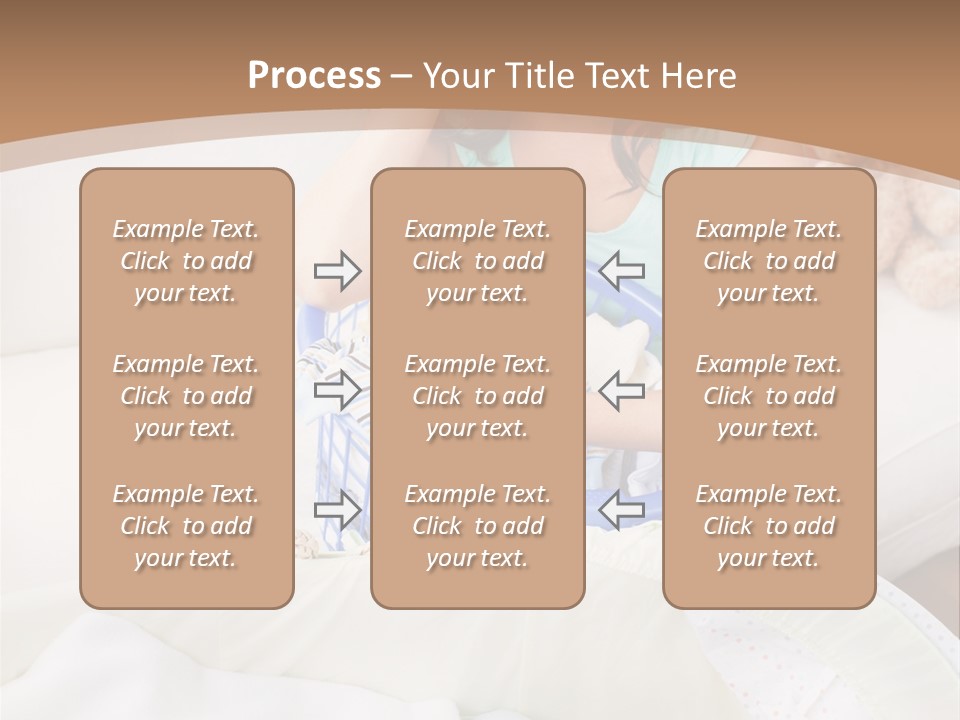 Serenity Teddy Laundry PowerPoint Template
