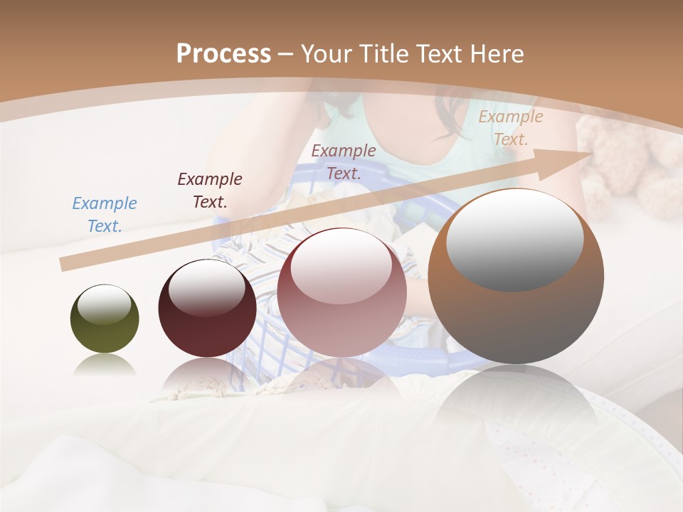 Serenity Teddy Laundry PowerPoint Template