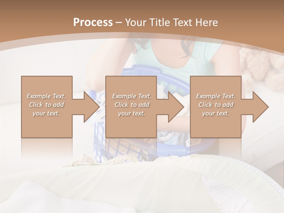 Serenity Teddy Laundry PowerPoint Template