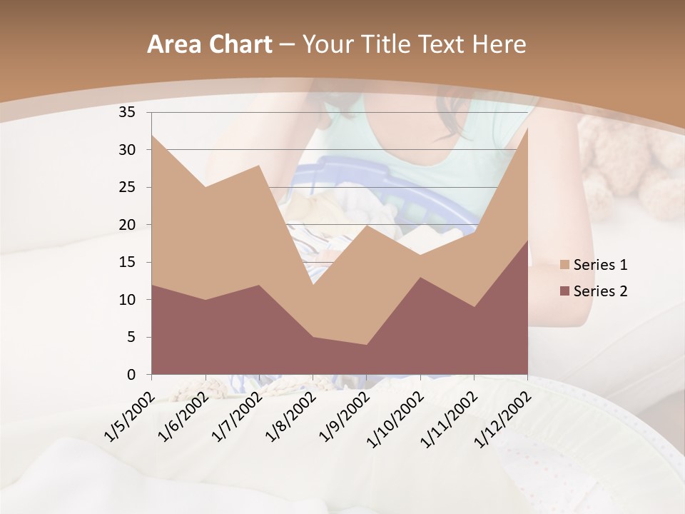 Serenity Teddy Laundry PowerPoint Template