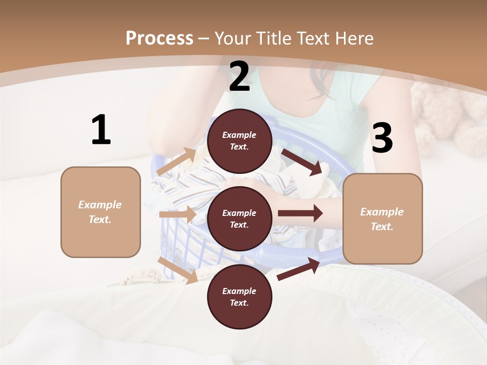 Serenity Teddy Laundry PowerPoint Template