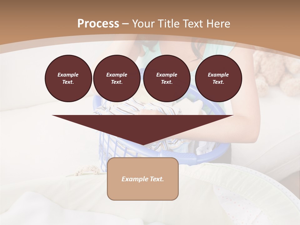 Serenity Teddy Laundry PowerPoint Template
