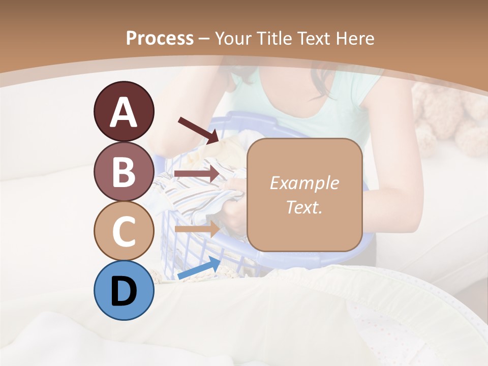 Serenity Teddy Laundry PowerPoint Template