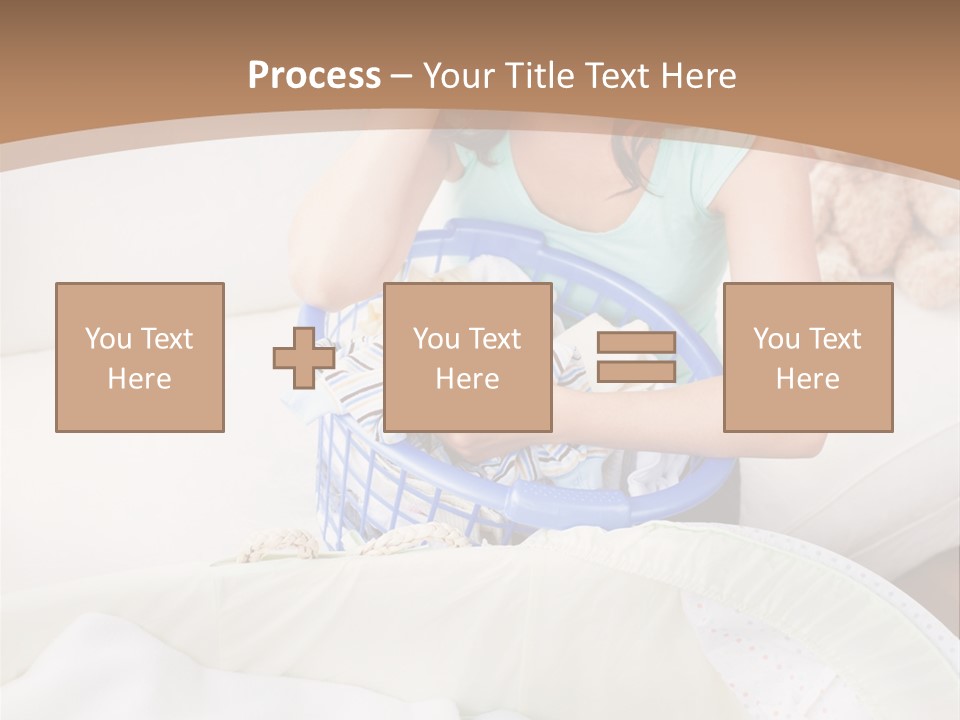 Serenity Teddy Laundry PowerPoint Template
