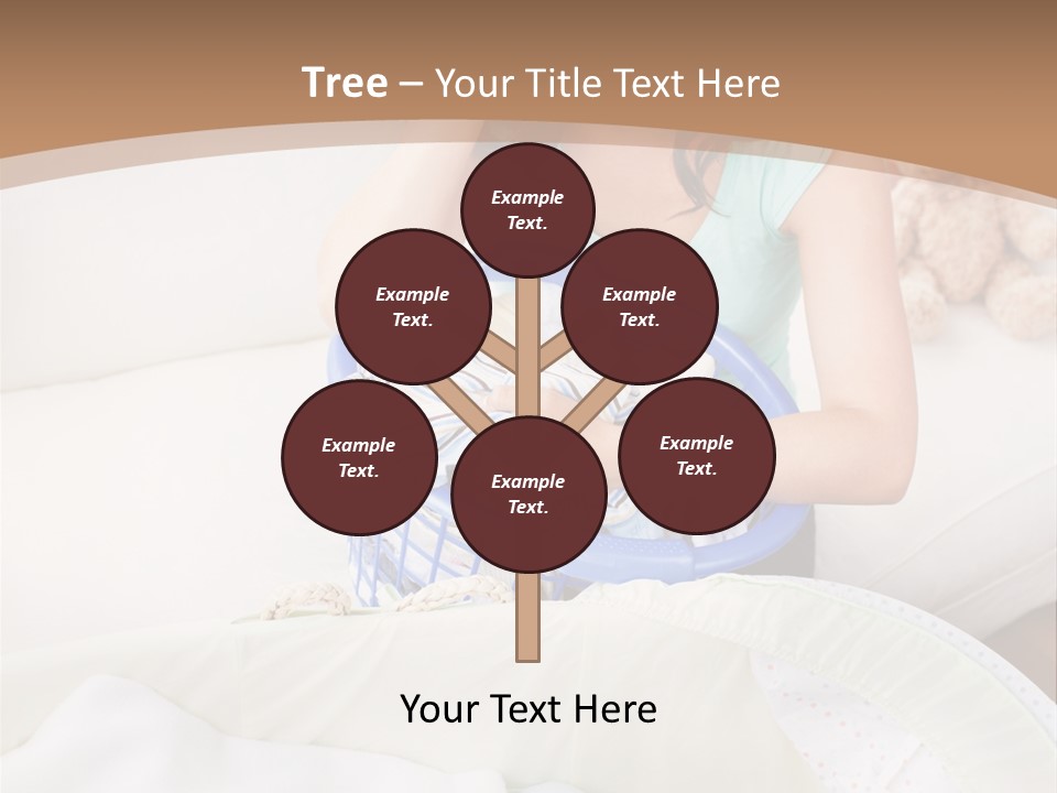 Serenity Teddy Laundry PowerPoint Template