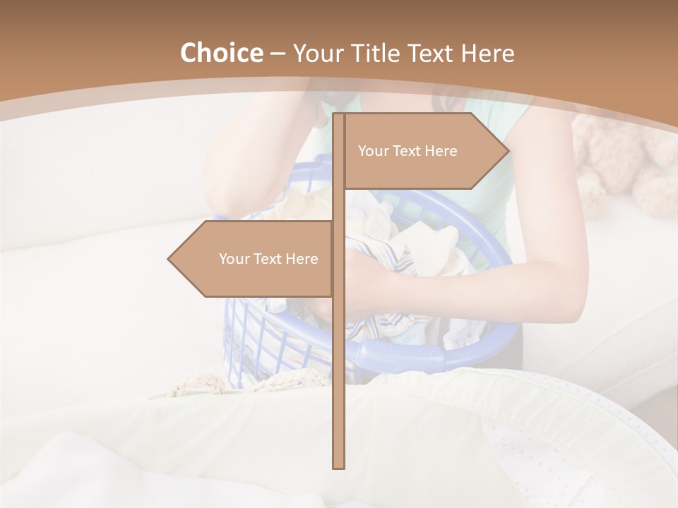 Serenity Teddy Laundry PowerPoint Template