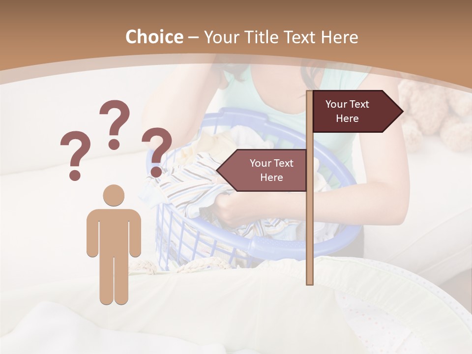 Serenity Teddy Laundry PowerPoint Template