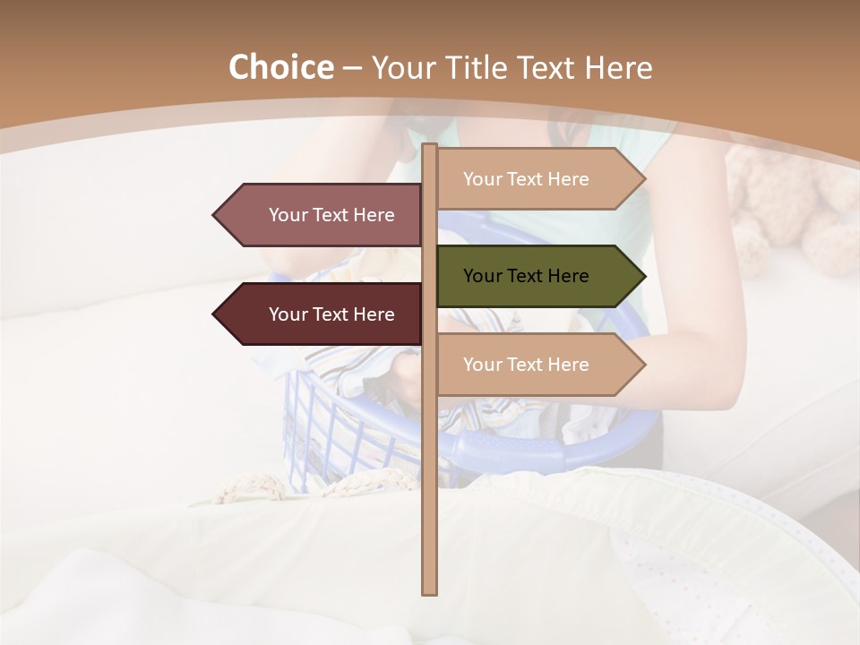 Serenity Teddy Laundry PowerPoint Template