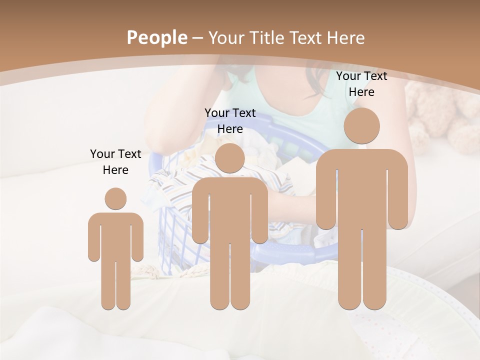 Serenity Teddy Laundry PowerPoint Template