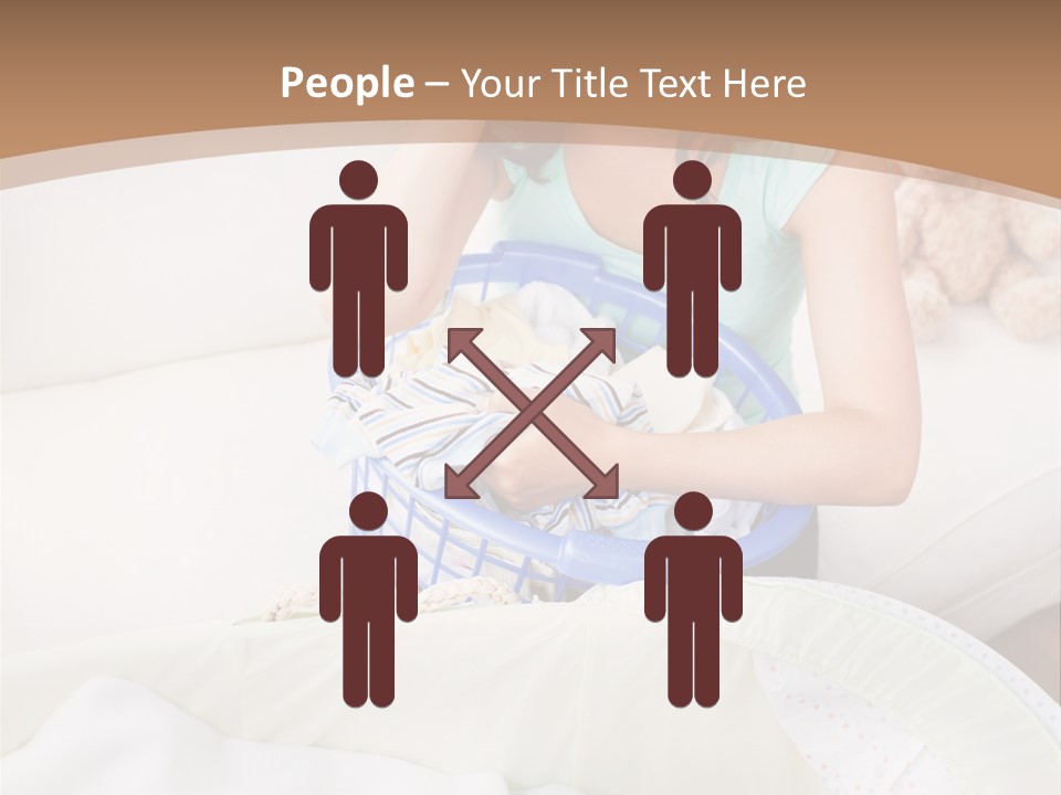 Serenity Teddy Laundry PowerPoint Template