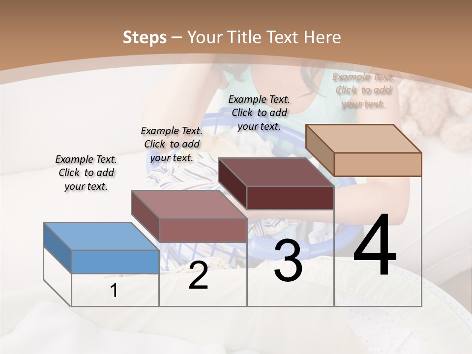 Serenity Teddy Laundry PowerPoint Template