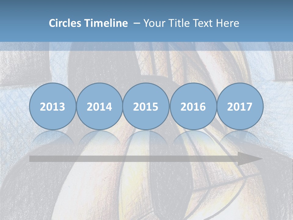 Strings Drawing Instrument PowerPoint Template