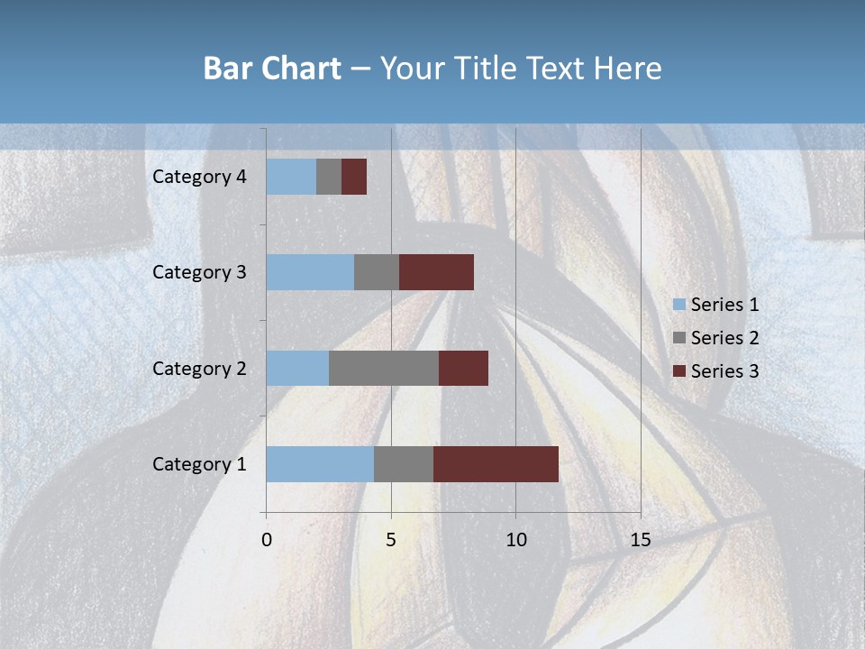 Strings Drawing Instrument PowerPoint Template
