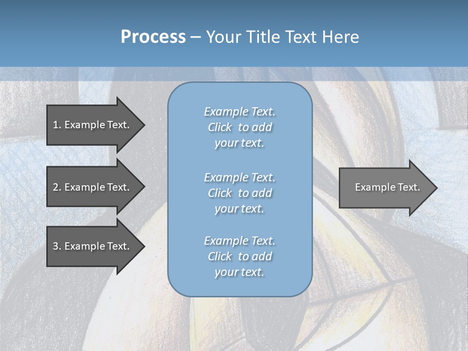 Strings Drawing Instrument PowerPoint Template