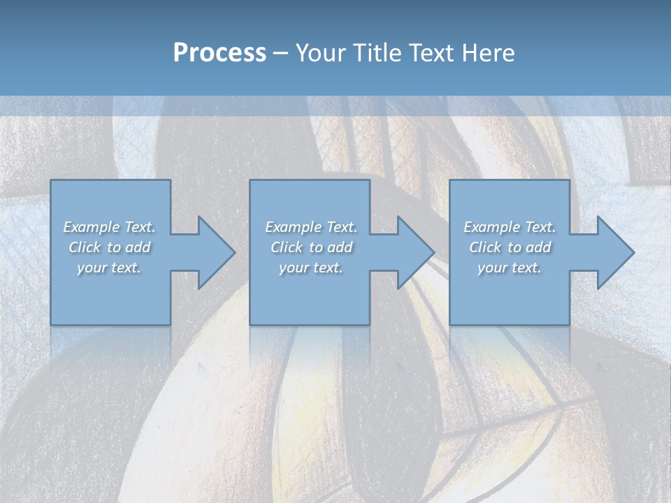 Strings Drawing Instrument PowerPoint Template
