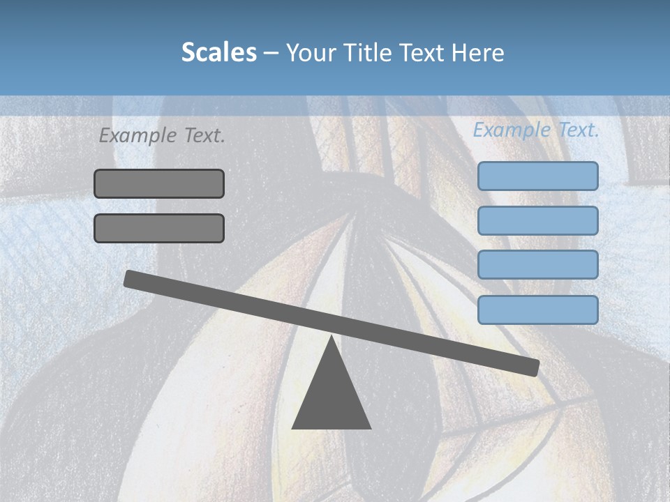 Strings Drawing Instrument PowerPoint Template