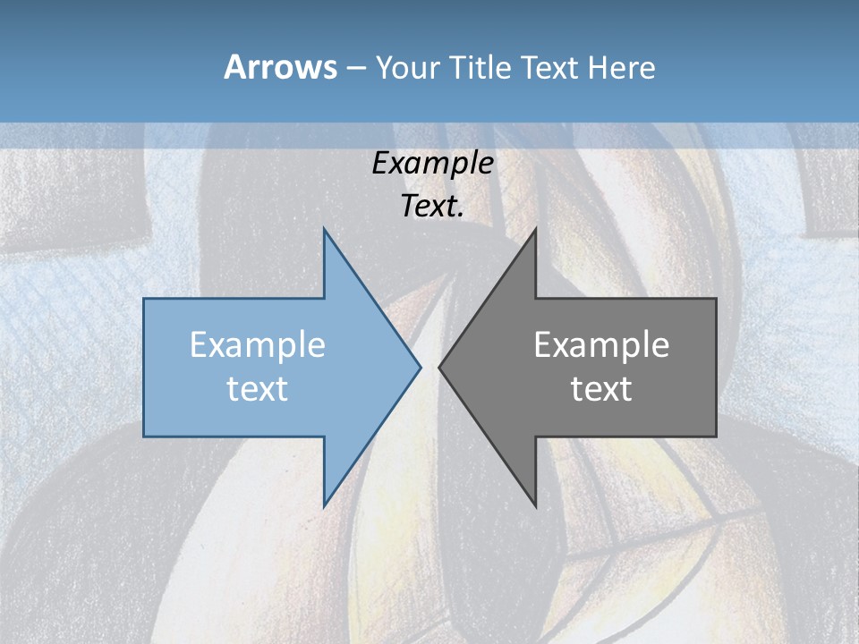 Strings Drawing Instrument PowerPoint Template