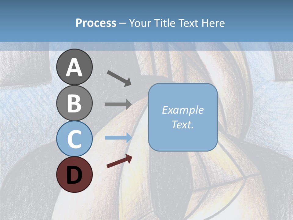 Strings Drawing Instrument PowerPoint Template