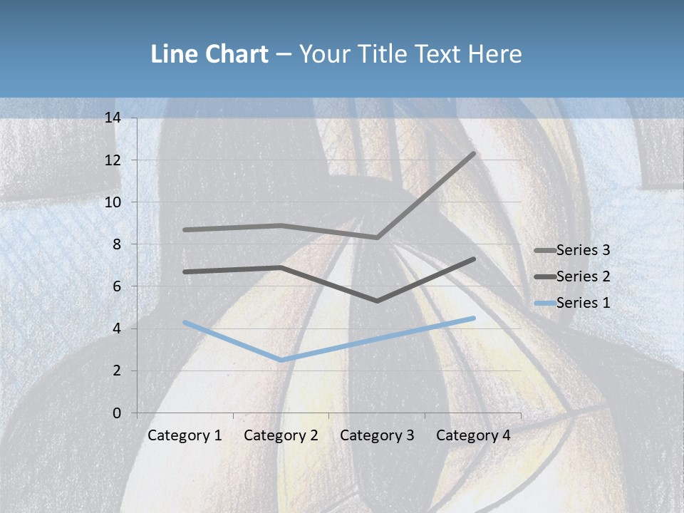 Strings Drawing Instrument PowerPoint Template