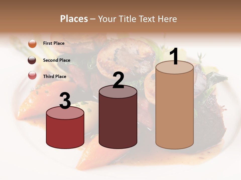 Plate Potato Asparagus PowerPoint Template