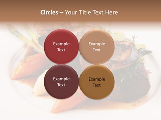 Plate Potato Asparagus PowerPoint Template