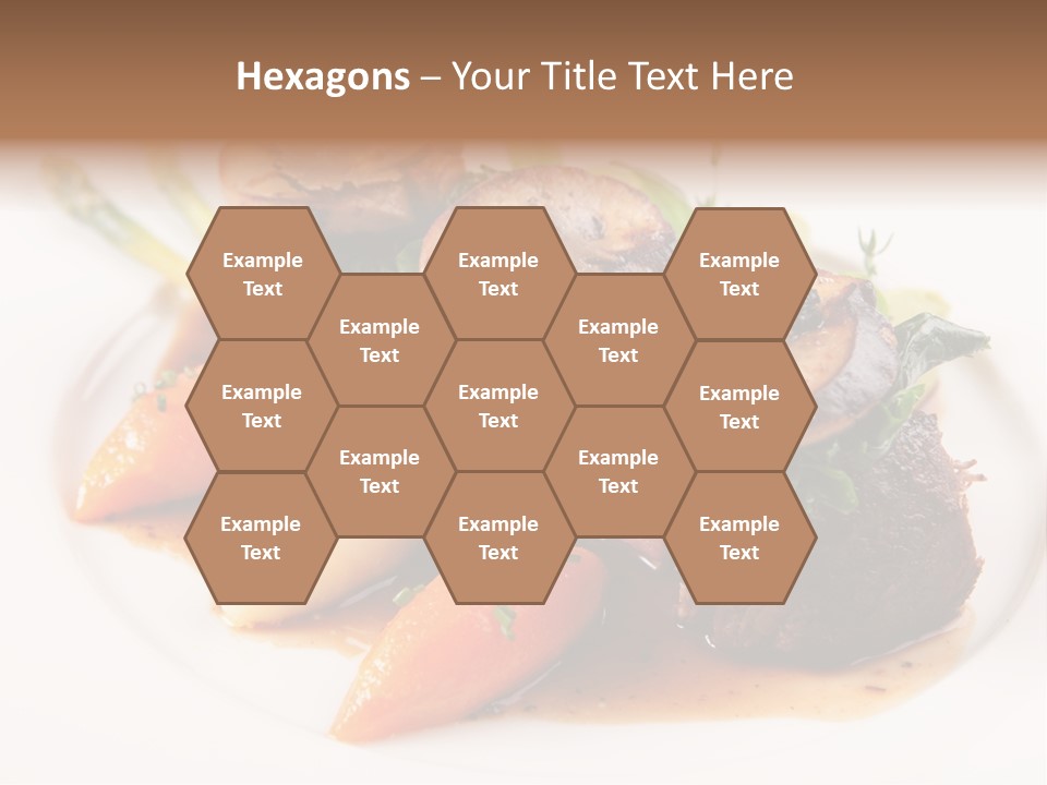 Plate Potato Asparagus PowerPoint Template