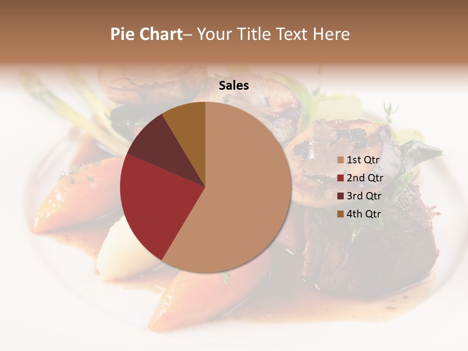 Plate Potato Asparagus PowerPoint Template